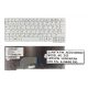Acer Aspire ONE A150X fehér magyar Laptop billentyűzet