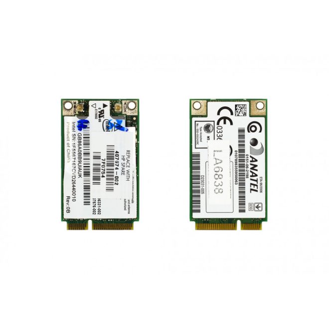 Intel WM3945ABG használt Mini PCI WiFi kártya HP (407674-002)