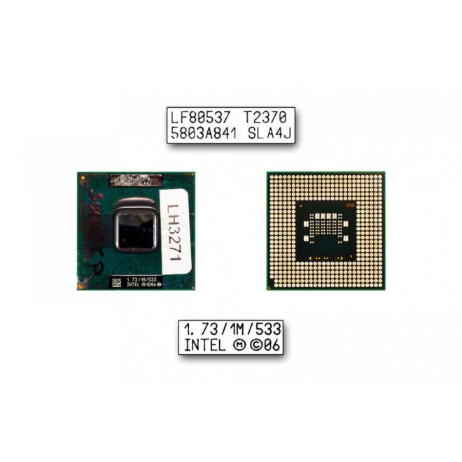 Intel Dual Core T2370 1730MHz használt CPU (SLA4J)