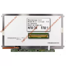   Gyári új matt 13.3' HD (1366x768) LED Slim kijelző (csatlakozó: 40 pin - jobb)