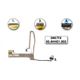   Dell Inspiron 15R, N5010, M5010 gyári új kijelző kábel (04K7TX)