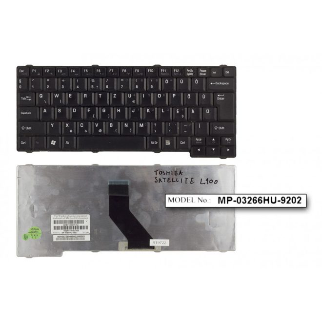 Toshiba Satellite L100 használt magyar billentyűzet (MP-03266HU-9202)