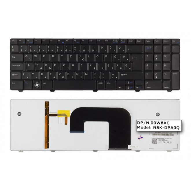 Dell Vostro 3700 gyári új magyar háttérvilágításos billentyűzet (DPN 00W8XC)