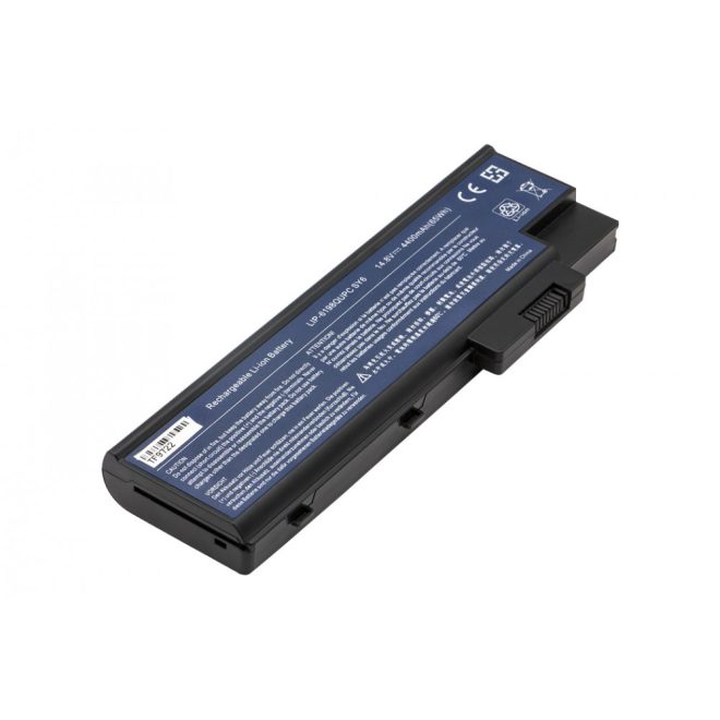Acer Extensa 2300 Laptop Akkumulátor, új, gyárival megegyező minőségű helyettesítő, 8 cellás (4400mAh)