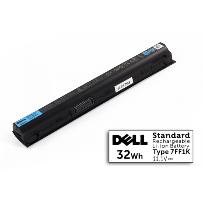 Dell Latitude E6430s Laptop Akkumulátor, gyári új, 3 cellás (2850mAh)