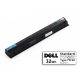Dell Latitude E6120 Laptop akkumulátor, gyári új, 3 cellás (2850mAh)