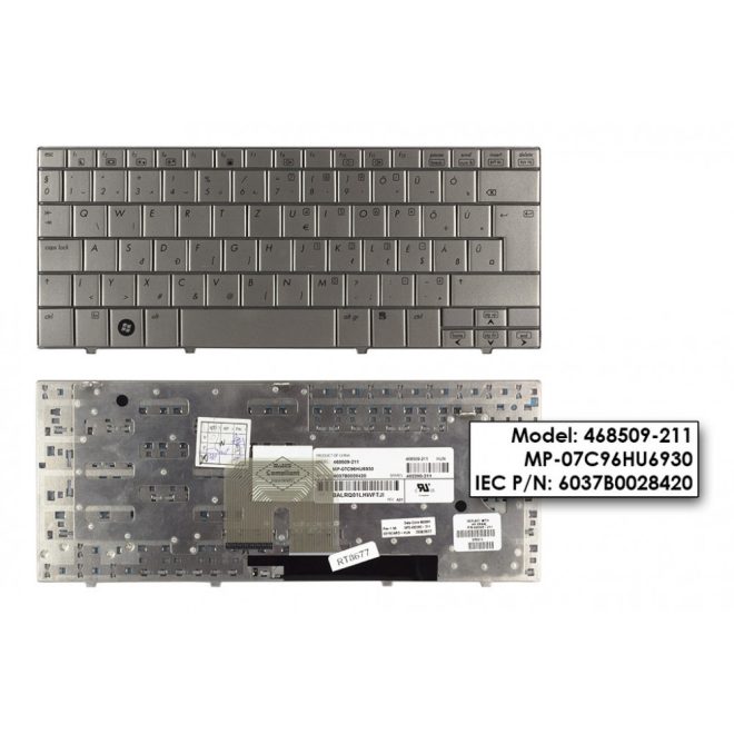 HP Mini 2133 Mini-Note PC ezüst magyar Laptop billentyűzet