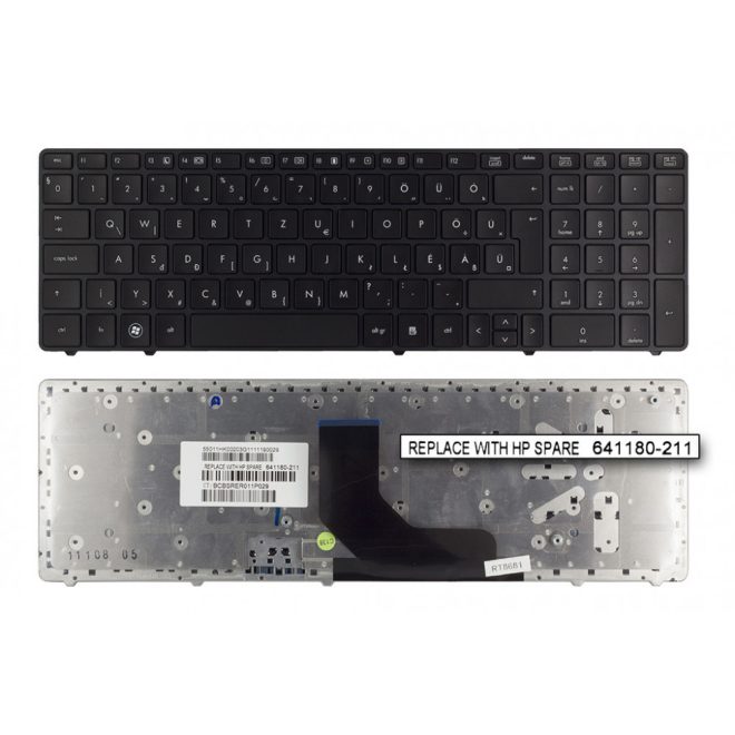 HP EliteBook 8560p, ProBook 6560b, 6565b gyári új magyar billentyűzet (Win7) (641180-211)