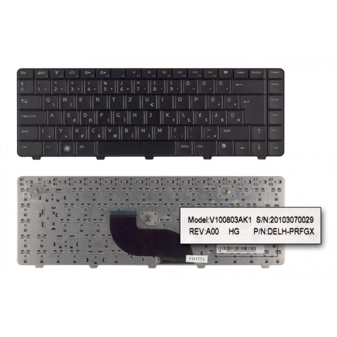 Dell Inspiron M301Z, N301Z MAGYAR laptop billentyűzet, 0PRFGX