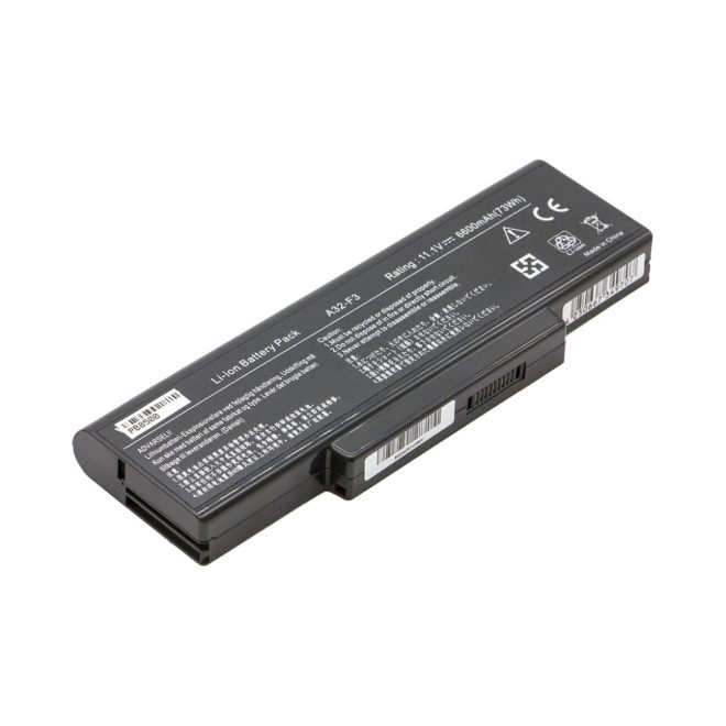 Asus X52 X52SA Laptop akkumulátor, új, gyárival megegyező minőségű helyettesítő, 9 cellás (6600mAh)