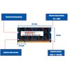 2GB DDR2 800MHz laptop memória