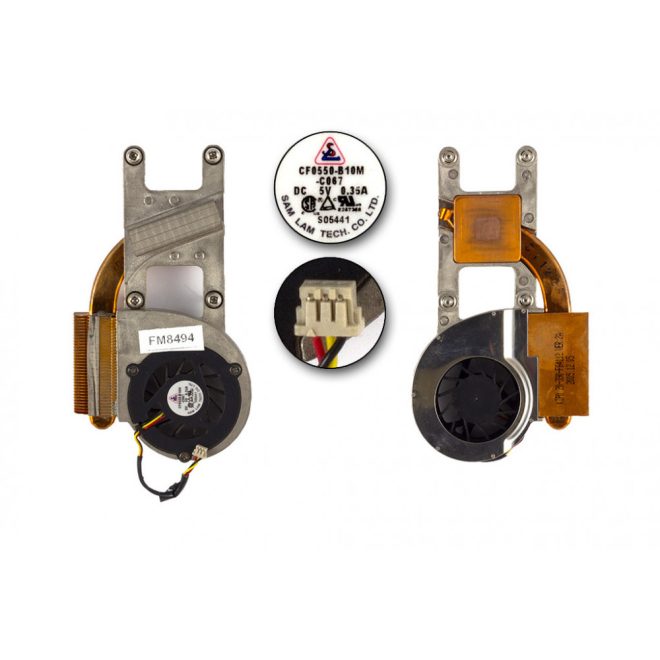 Advent 7096 használt komplett hűtő ventilátor egység (20-390-F64112)