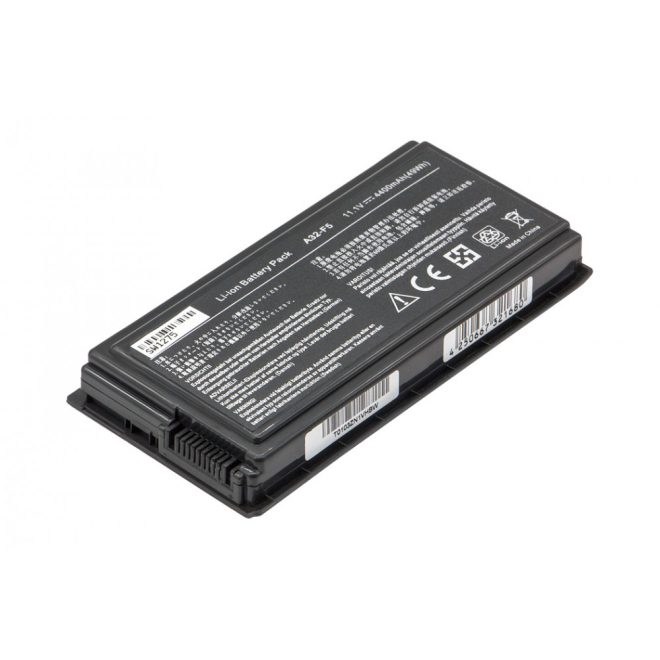 Asus F5 F5N Laptop Akkumulátor, új, gyárival megegyező minőségű helyettesítő, 6 cellás (4400mAh)