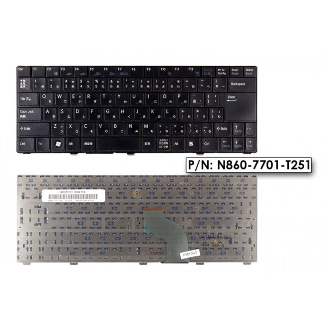 Sony Vaio PCG-6S2N használt japán billentyűzet (N860-7701-T251, W7-01A)