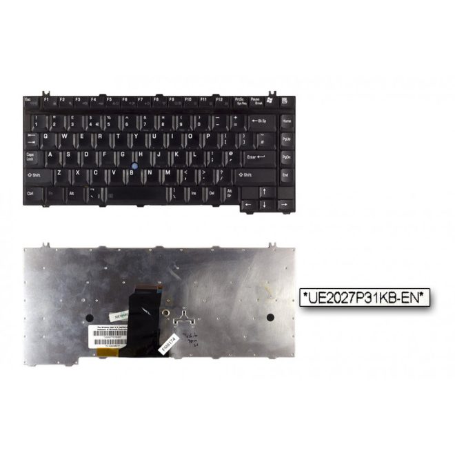 Toshiba Tecra S1 fekete US angol Laptop billentyűzet
