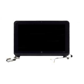   HP Mini 210 használt komplett fedél (bordó hátlap, fekete keret, LCD kijelző, zsanérok, WiFi antenna kábellel, LCD kábel, webkamera)