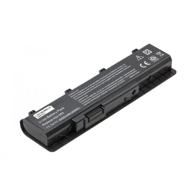 Asus N45 N45E Laptop Akkumulátor, új, gyárival megegyező minőségű helyettesítő, 6 cellás (4400mAh)