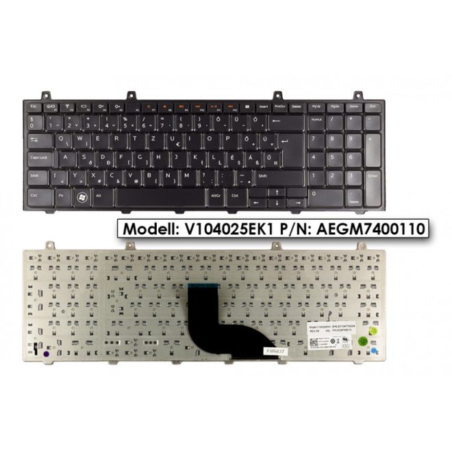 Dell XPS L701, L701X MAGYAR laptop billentyűzet, 03345H