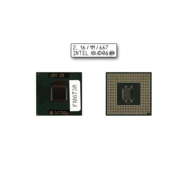 Intel Dual Core T3400 2167MHz használt CPU (SLB3P)