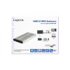 LogiLink 2.5 inch SATA-USB külső winchester keret (szürke) (UA0041A)