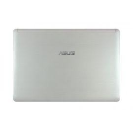   Asus EEEPC 1018P netbookhoz gyári új fehér LCD hátlap zsanérokkal, WiFi antennákkal, webkamera kábellel és hangszórókkal (13GOA281AP010)