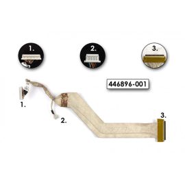   HP Compaq 6710b sorozathoz használt LCD kábel (15.4"), 446896-001  