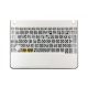 Samsung N210 fehér felső fedél touchpaddal, BA75-02431Q