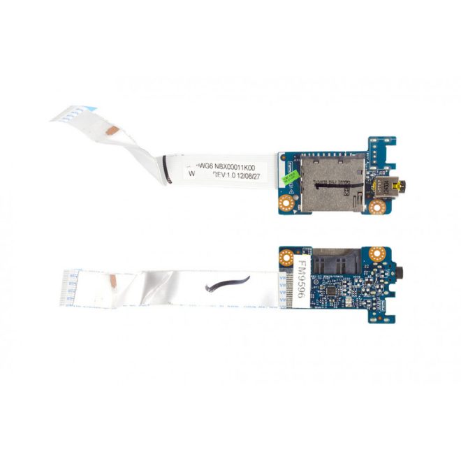 Lenovo IdeaPad G580 használt Audio/kártyaolvasó panel, Audio/Card reader board (LS-7986P)