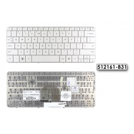 HP Pavilion DV2-1100 fehér US angol Laptop billentyűzet