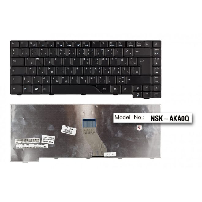 Acer Travelmate 4330 fekete magyar Laptop billentyűzet
