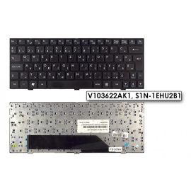   MSI Wind U135, U160 használt magyar fekete billentyűzet, V103622AK1