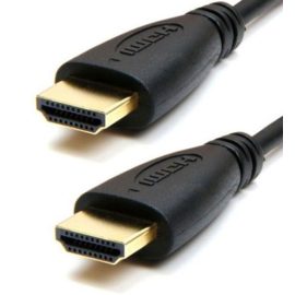   HDMI összekötő kábel 2m Apa-Apa - nagy felbontású kép- és hangátvitel, erős csatlakozók, megbízható jelminőség dokkolóhoz, monitorhoz és laptophoz, PC-hez