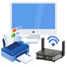 Monitor, Nyomtató, Hálózat