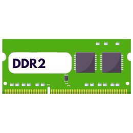 Laptop DDR2 memória