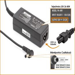 MSI Wind U120 laptop töltő