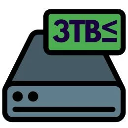 3TB és nagyobb HDD