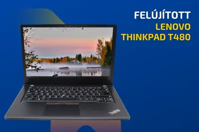 Lenovo ThinkPad T480 | 14 colos Full HD kijelző | Intel Core i5-8350U | 8GB memória | 256GB SSD | MAGYAR BILLENTYŰZET | Windows 10 PRO + 2 év garancia! 