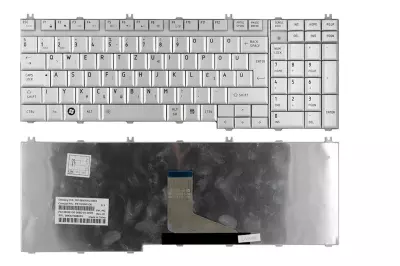 Toshiba Qosmio X305 ezüst magyar laptop billentyűzet