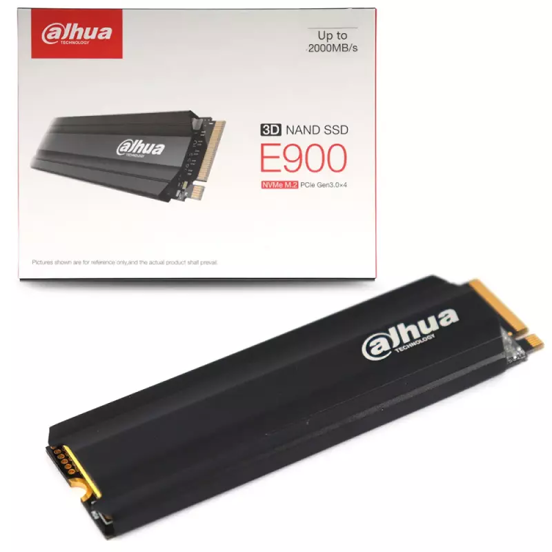 Dahua SSD 512GB - E900N M.2 PCIe 3.0x4 2280 | 3D TLC | olvasás:2000 MB/s, írás:1450 MB/s (DHI-SSD-E900N512G)