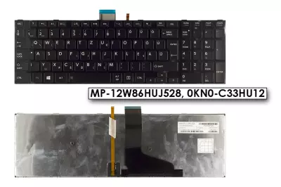 Toshiba Satellite L55 fekete magyar laptop billentyűzet
