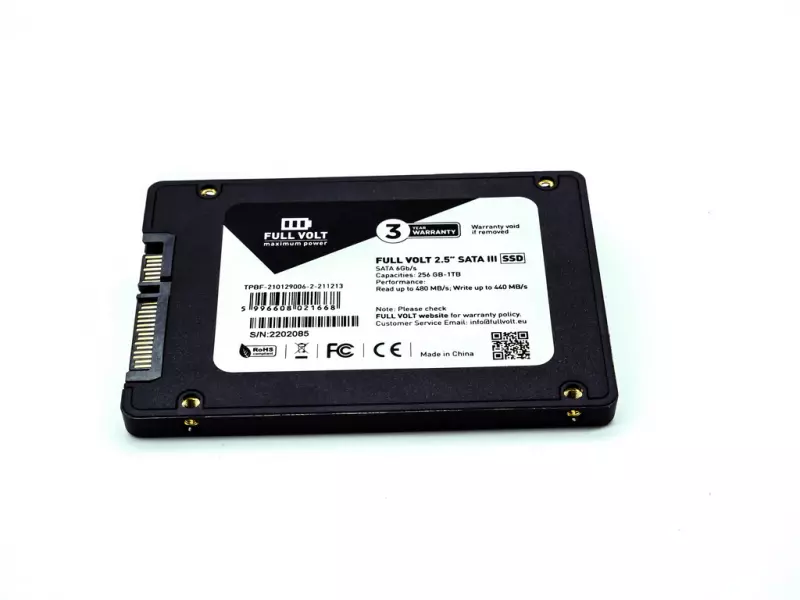 FULL VOLT 512GB SSD meghajtó | 3 év garanciával