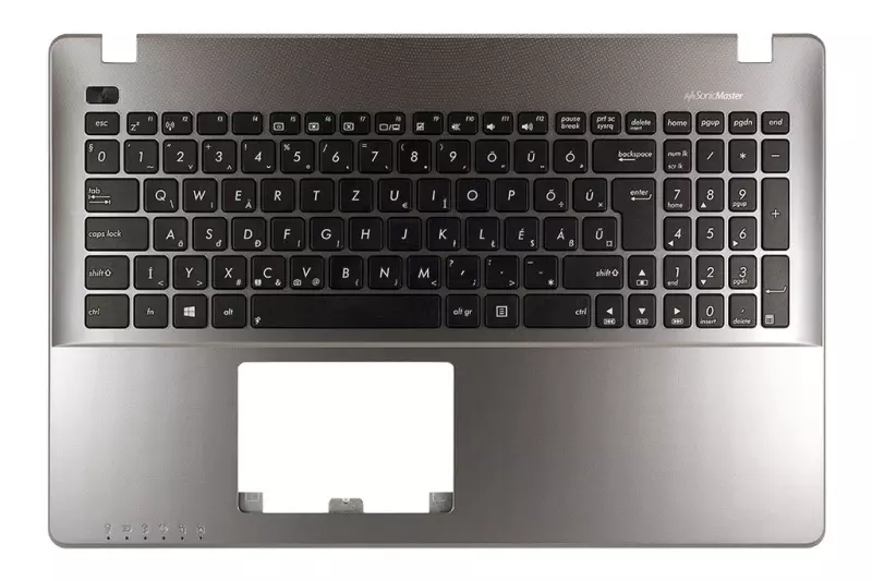 Asus R510 R510JK szürke magyar laptop billentyűzet