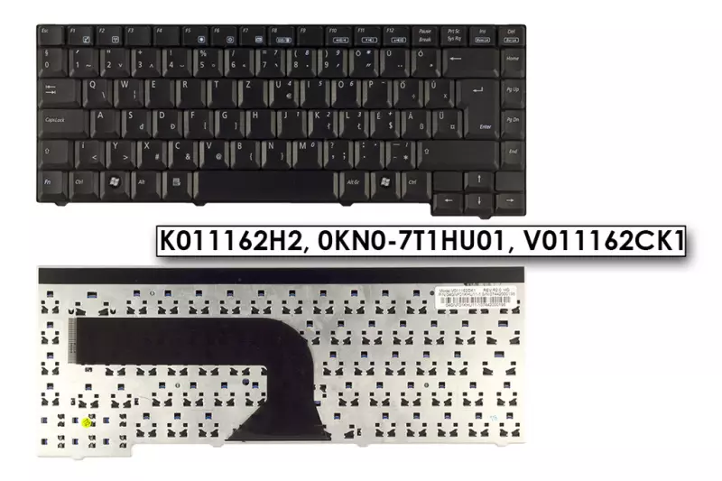 Asus X51 X51R fekete magyar laptop billentyűzet