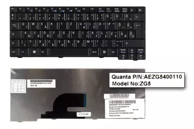 Acer Aspire ONE A150-1049 fekete magyar laptop billentyűzet