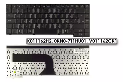 Asus A9, X51, X52, X58, Z94 MAGYAR laptop billentyűzet, K011162H2, 0KN0-7T1HU01, V011162CK1