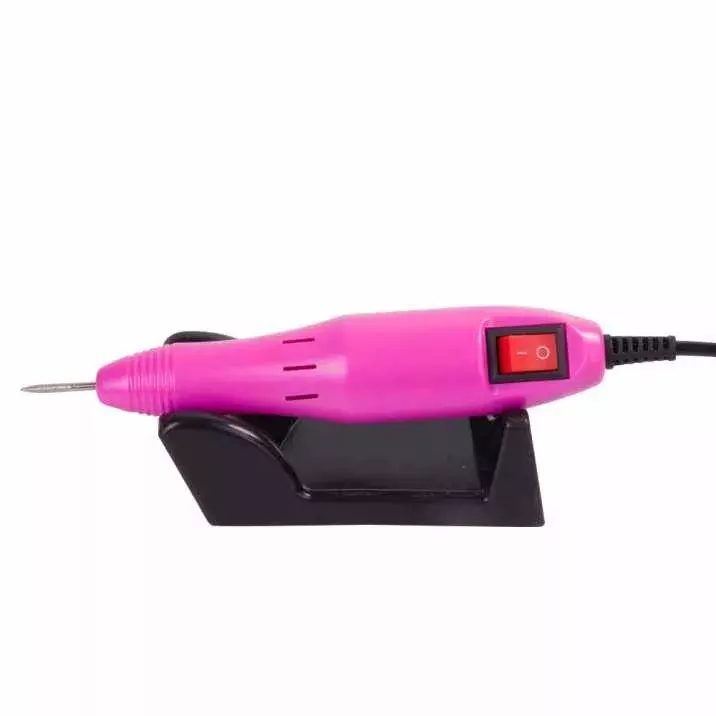Elektromos körömcsiszoló gép, Elektromos körömreszelő manikűrhöz és pedikűrhöz, Pink