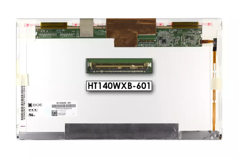 Gyári új matt 14.0' HD (1366x768) LED kijelző (csatlakozó: 40 pin - bal) LTN140AT07