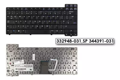 HP Compaq nx 5000 fekete UK angol laptop billentyűzet