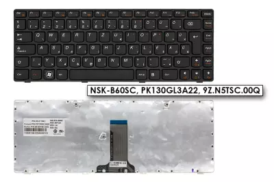 Lenovo IdeaPad B470 fekete magyar laptop billentyűzet