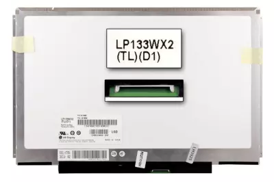 Gyári új fényes 13.3' (1280x800) LED Slim kijelző (csatlakozó: 40 pin - jobb)